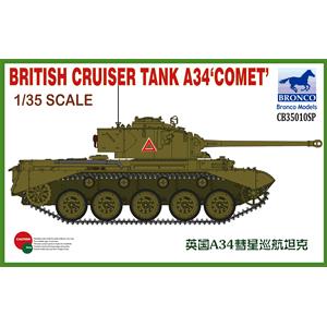 Bronco Models: 1/35; British Cruiser Tank A34 COMET (special production)