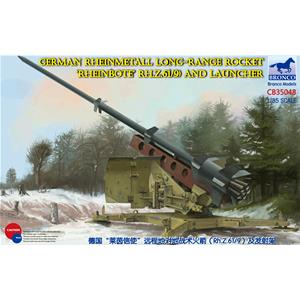 Bronco Models: 1/35; German Rheinmetall Long-Range Rocket Rheinbote (Rh.Z.61/9) and launcher