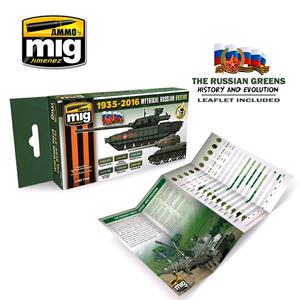 AMMO OF MIG: set di colori MYTHICAL RUSSIAN GREEN 1935-2016