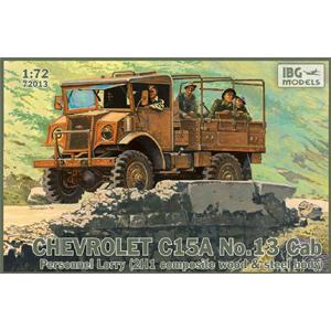 IBG MODELS: CHEVROLET C.15A No.13 CAB PERSONNEL LORRY (2H1 COMPOSITE WOOD & STEEL BODY).