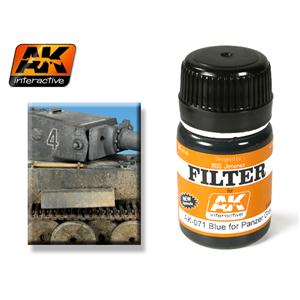 AK INTERACTIVE: Filtro blu per grigio Panzer; 35ml