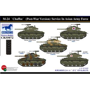 Bronco Models: 1/35; M-24 "Chaffee"(Post-War Version) Service In Asia Army force