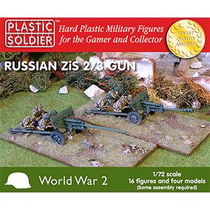 PLASTIC SOLDIER CO: 1/72 Russian Zis-2 and Zis-3
