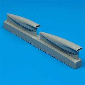 Quickboost: scala 1:48 ;  F-8 Crusader air cooling scoops - Hasegawa