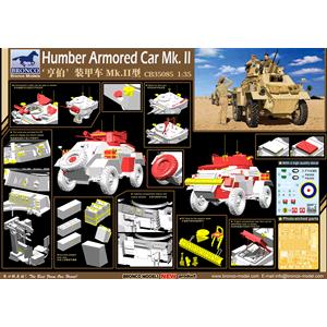 Bronco Models: 1/35; autoblinda inglese Humber Mk. II