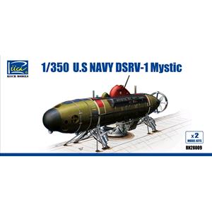 RIICH MODELS: 1/350; U.S.Navy DSRV-1 Mystic (Model Kits X2)
