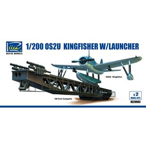 RIICH MODELS: 1/200; OS2U-43 Kingfisher w/Launcher (Model Kits X2)