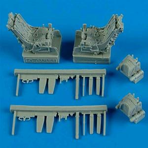 Quickboost: scala 1:48 ;  Su-27UB ejection seats with safety belts - x