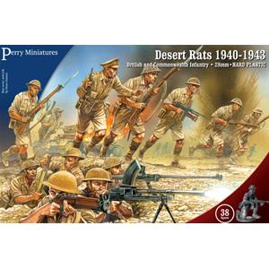 Perry Miniatures: 28mm; WW2 Desert Rats (8th Army)