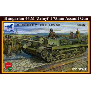 Bronco Models: 1/35; Hungarian 75mm Assault Gun 44.M Zrinyi I