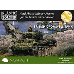 PLASTIC SOLDIER CO: 15mm Easy Assembly CROMWELL Tank (5 veicoli)
