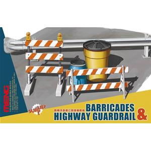 MENG MODEL: 1/35; SET di barriere e Guardrail autostradali