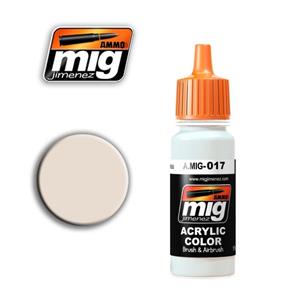 AMMO OF MIG: colore acrilico 17ml; RAL 9001 CREMEWEISS