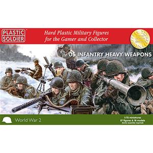 PLASTIC SOLDIER CO: 1/72 US Infantry Heavy Weapons 1944-45