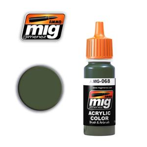 AMMO OF MIG: colore acrilico 17ml; IDF GREEN