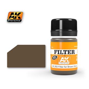 AK INTERACTIVE: filtro per color marrone legno; 35ml