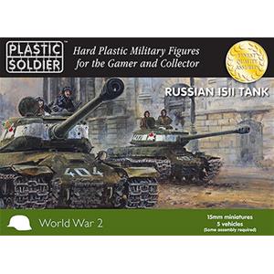 PLASTIC SOLDIER CO: 15mm Russian IS2 Tank (5 models in a box)