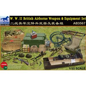Bronco Models: 1/35; W.W.II British Airborne Weapon & Equipment Set