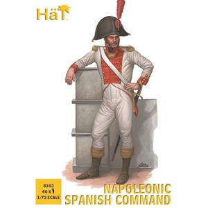 Hat: 1/72; Napoleonic Spanish Command - (40 pieces/box)