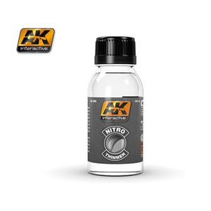AK INTERACTIVE: NITRO THINNER (FOR CLEAR COLORS AND FOR CLEANING)