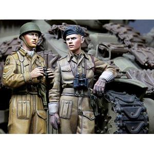 Alpine Miniatures: 1/35; British RAC AFV Crew - Set 2 figures