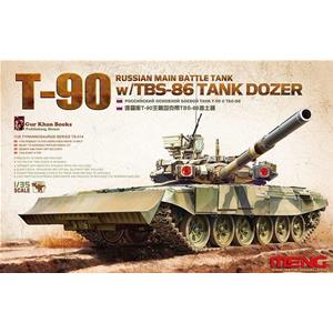 MENG MODEL: 1/35; Russian Main Battle Tank T-90 w/TBS-86 Tank Dozer