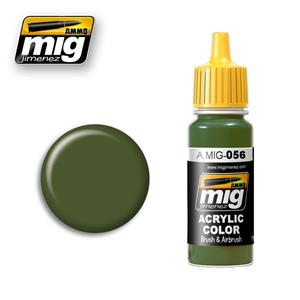 AMMO OF MIG: colore acrilico 17ml; GREEN KHAKI
