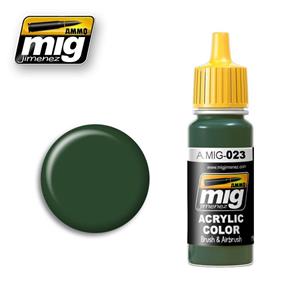 AMMO OF MIG: colore acrilico 17ml; PROTECTIVE GREEN