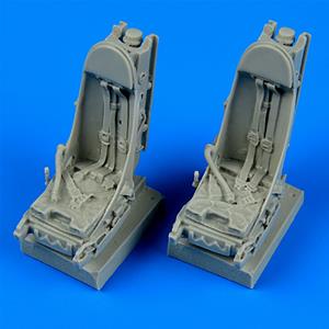 Quickboost: scala 1:48 ;  A-37 Dragonfly ejection seats with safety belts - TRUMPETER