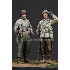 Alpine Miniatures: 1/35; SET due fanti Americani WWII