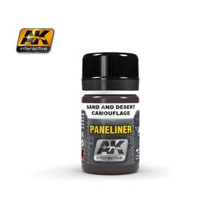 AK INTERACTIVE: PANELINER FOR SAND AND DESERT CAMOUFLAGE