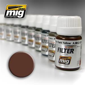 AMMO OF MIG: Filtro BROWN FOR WHITE 35ml