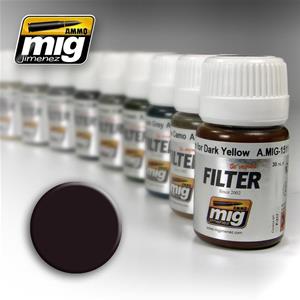 AMMO OF MIG: Filtro BROWN FOR DARK GREEN 35ml