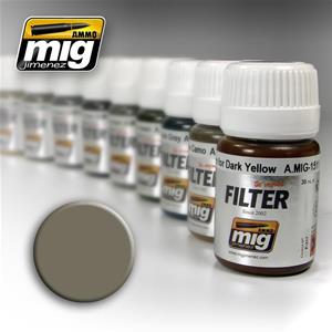 AMMO OF MIG: Filtro GREY FOR YELLOW SAND 35ml