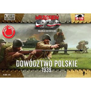 FIRST TO FIGHT: 1/72 Polish Headquarters - Polish infantry officers figure set