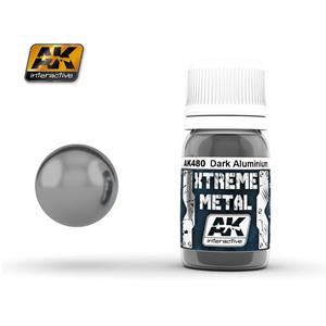 AK INTERACTIVE: XTREME METAL Dark Aluminium - 30 ml