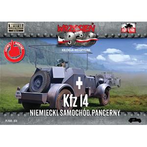 FIRST TO FIGHT: 1/72 Kfz. 14 German armored radio car