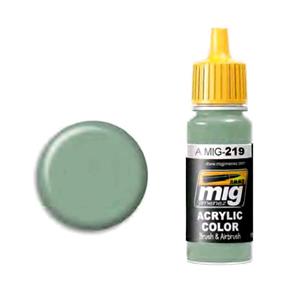 AMMO OF MIG: colore acrilico 17ml; FS 34226 (BS283) INTERIOR GREEN