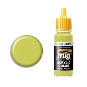 AMMO OF MIG: colore acrilico 17ml; FS 33481 ZINC CHROMATE YELLOW