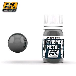 AK INTERACTIVE: XTREME METAL Steel - 30 ml