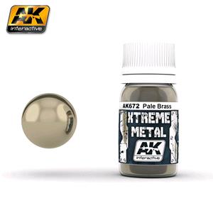 AK INTERACTIVE: XTREME METAL Pale Brass - 30 ml