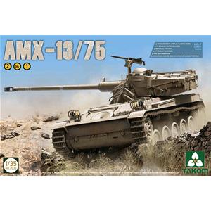 TAKOM MODEL: 1/35; French light tank AMX-13/75