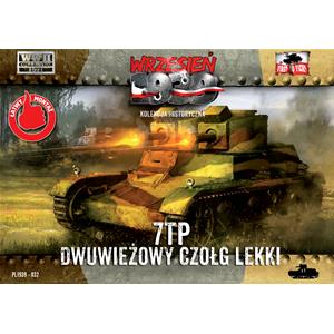 FIRST TO FIGHT: 1/72; 7tp double turret Polish light tank