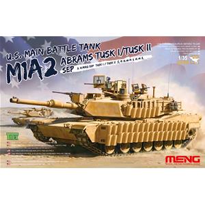 MENG MODEL: 1/35 U.S. Main Battle Tank M1A2 SEP Abrams TUSK I/TUSK II