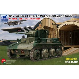 Bronco Models: 1/35; A17 Vickers Tetrarch MkI / MkICS Light Tank