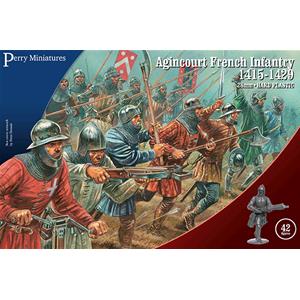 Perry Miniatures: 28mm; Agincourt French Infantry 1415-29 (36 Infantry and 6 knights/men at arms)
