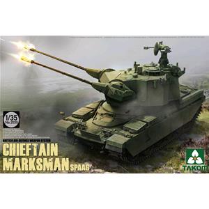 TAKOM MODEL: 1/35; British Air-defense Weapon System Chieftain Marksman SPAAG