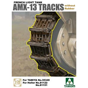 TAKOM MODEL: 1/35; French Light Tank AMX-13 Tracks without Rubber