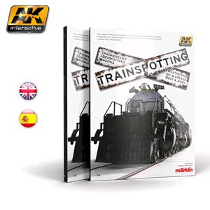 AK INTERACTIVE: TRAINSPOTTING (libro): tecniche di invecchaineto e diorami con treni in scala - lingua inglese