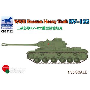 Bronco Models: 1/35; WWII Russian Heavy Tank KV-122